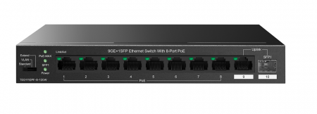 TEG2210P-8-120W Управляемый PoE-коммутатор 9GE+1SFP Фото