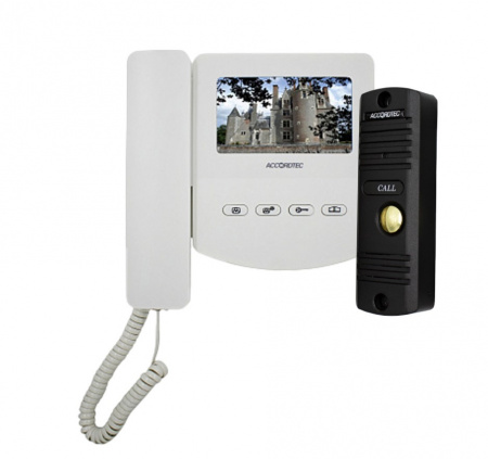 Комплект домофонии AT-home4 WH-BL Фото