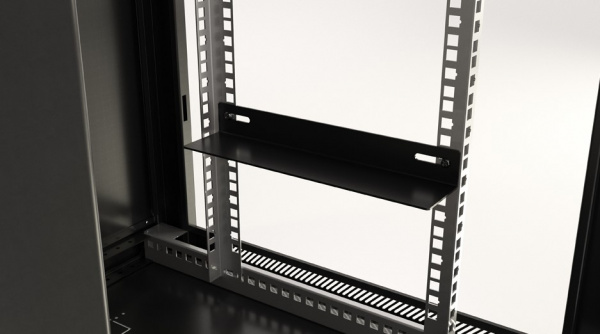 Hyperline TWB-0945-GP-RAL9004 Шкаф настенный 19-дюймовый (19