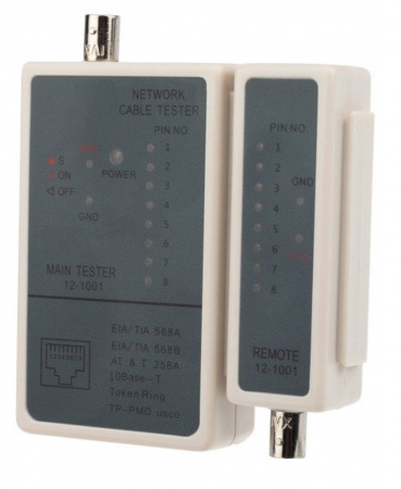 Тестер кабеля RJ-45 + BNC 5248 REXANT Фото