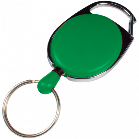 TS-Retractor 02 Ретрактор для бейджей и проксимити карт, овальный (32х40 мм) Фото