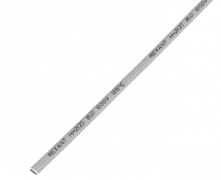 Трубка термоусаживаемая ТУТнг-LS (2:1)-1/0.5 серая  REXANT Фото