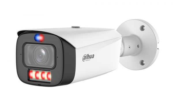 DH-IPC-HFW3849T1P-ZAS-PV-2712-PRO Уличная цилиндрическая IP-видеокамера WizColor с ИИ и активным сдерживанием 8Мп Фото