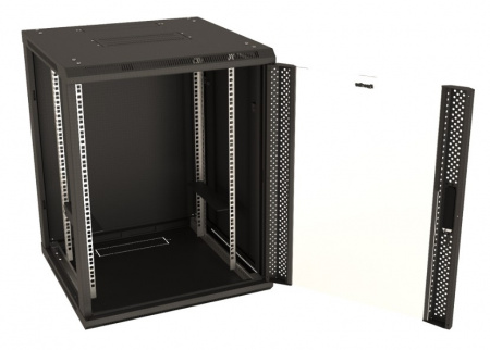 Hyperline TWB-0945-GP-RAL9004 Шкаф настенный 19-дюймовый (19