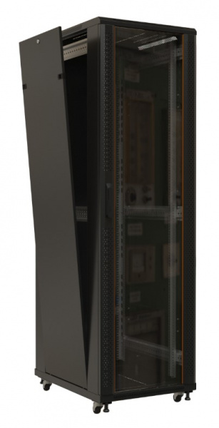 Hyperline TTB-3268-AS-RAL9004 Шкаф напольный 19-дюймовый, 32U, 1610x600х800 мм (ВхШхГ) Фото