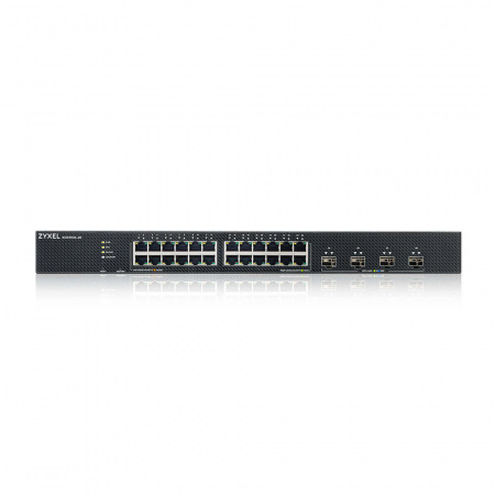 XGS1935-28, 28 Port Smart Managed Switch, 24x Gigabit Copper and 4x 10G SFP+, hybrid mode, standalon 24-портовый гигабитный Smart L3 Lite коммутатор с 4 аплинками 10G Фото