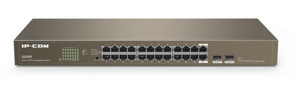 G1024F Неуправляемый коммутатор с 24-ю гигабитными портами и 2-мя гигабитными комбо SFP портами Фото