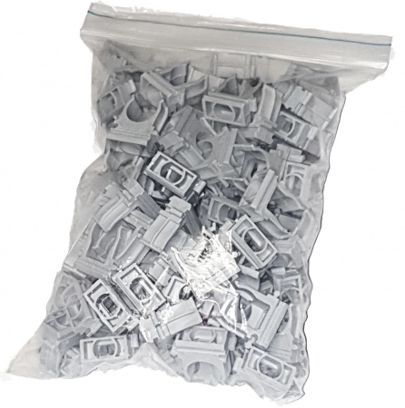 Tantos Крепёж-клипса для труб Полистирол д16 (100шт/уп)  Фото