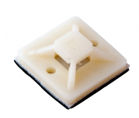 Площадка самоклеящаяся REXANT 20х20 мм, белая, упаковка 100 шт. Фото